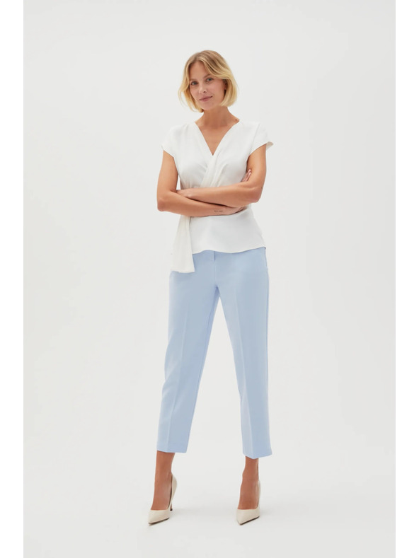 Moodo Damen Hose Blau Moodo