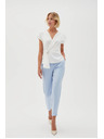 Moodo Damen Hose Blau Moodo