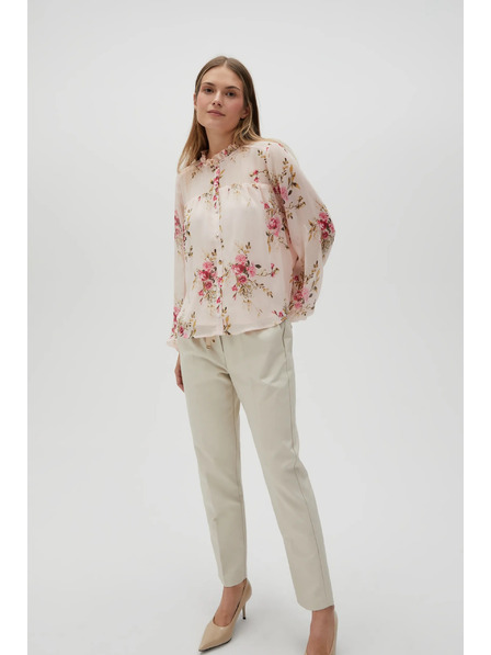 Moodo Damen Hose Beige Moodo