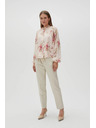 Moodo Damen Hose Beige Moodo