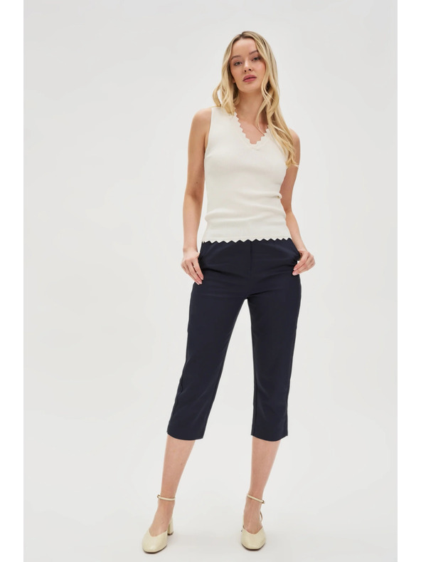 Moodo Damen Hose Blau Moodo