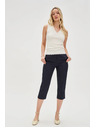 Moodo Damen Hose Blau Moodo