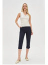 Moodo Damen Hose Blau Moodo