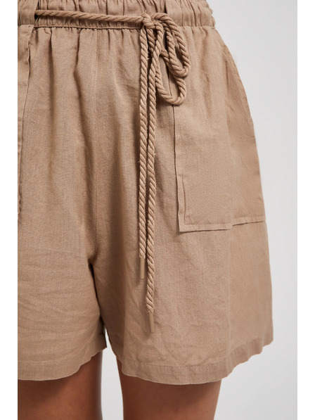 Moodo Braune Damen Shorts Moodo