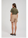 Moodo Braune Damen Shorts Moodo