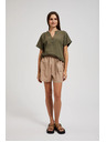 Moodo Braune Damen Shorts Moodo