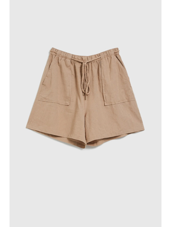 Moodo Braune Damen Shorts Moodo
