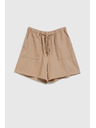 Moodo Braune Damen Shorts Moodo