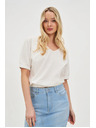 Moodo Damen T-Shirt Weiß Moodo
