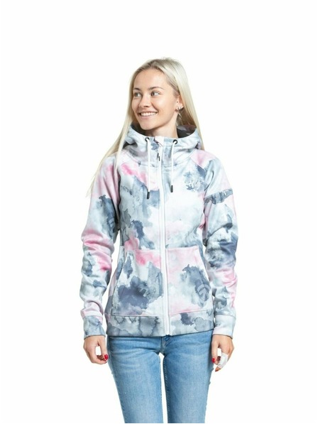 Meatfly Meatfly Damen Technisches Sweatshirt Alisha Clouds Rosa