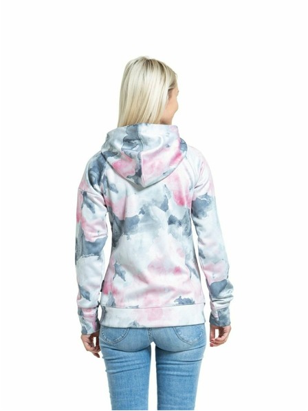 Meatfly Meatfly Damen Technisches Sweatshirt Alisha Clouds Rosa