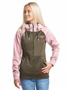 Meatfly Meatfly Damen-Funktions-Sweatjacke Alisha Powder Pink/Olive