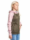 Meatfly Meatfly Damen-Funktions-Sweatjacke Alisha Powder Pink/Olive