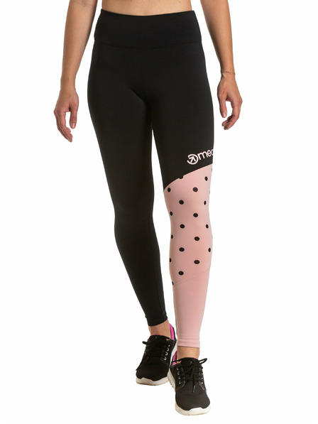 Meatfly Meatfly Damen Leggings Arabel Pink/Black | Schwarz | Größe