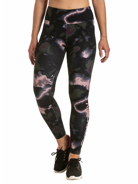 Meatfly Meatfly Damen Leggings Arabel Storm Camo Pink | Schwarz | Größe