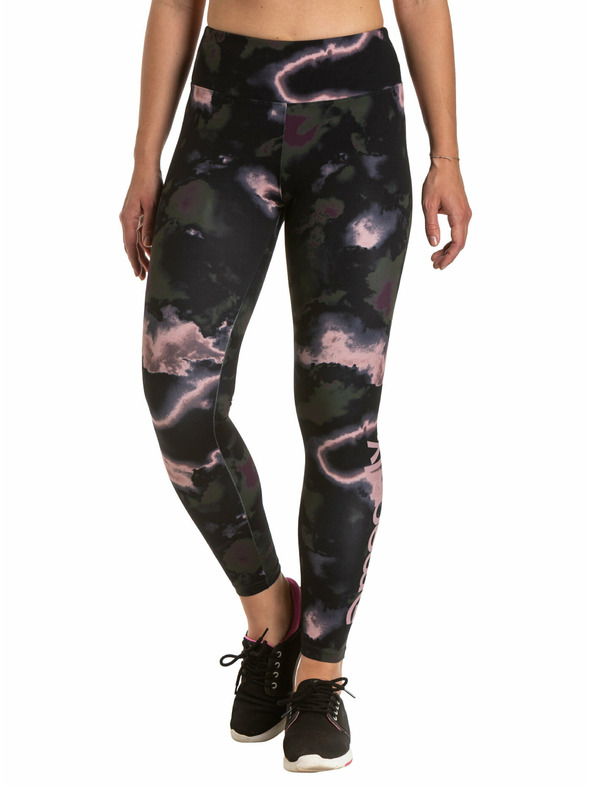 Meatfly Meatfly Damen Leggings Arabel Storm Camo Pink | Schwarz | Größe
