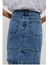 Moodo Blauer Damen Jeans-Rock Moodo