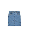 Moodo Blauer Damen Jeans-Rock Moodo
