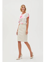 Moodo Damen Rock beige Moodo
