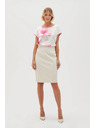 Moodo Damen Rock beige Moodo