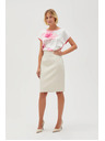Moodo Damen Rock beige Moodo