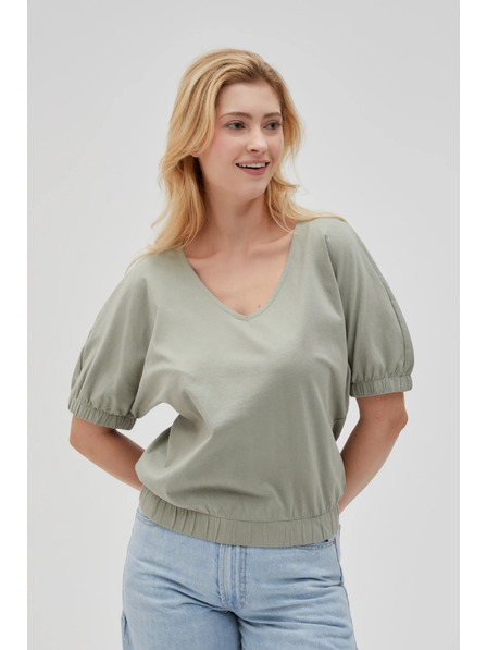Moodo Damen T-Shirt grün Moodo