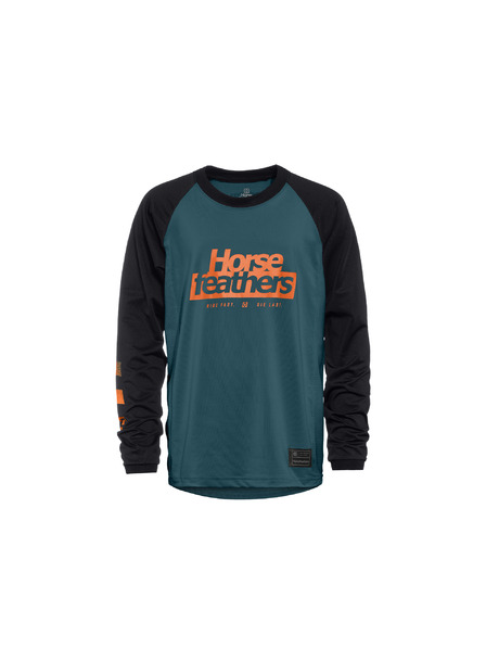 Horsefeathers Kids' bike jersey Spike petrol HORSEFEATHERS