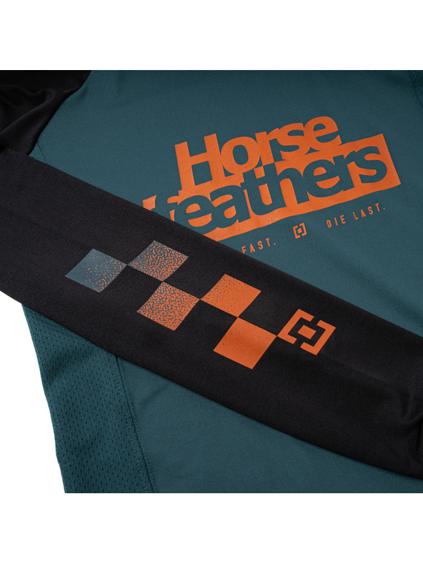 Horsefeathers Kids' bike jersey Spike petrol HORSEFEATHERS