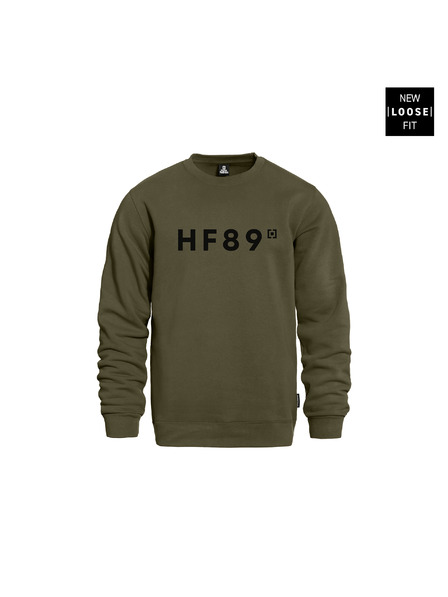 Horsefeathers Olivfarbene Herren-Sweatjacke HORSEFEATHERS