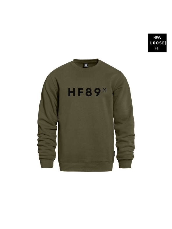 Horsefeathers Olivfarbene Herren-Sweatjacke HORSEFEATHERS
