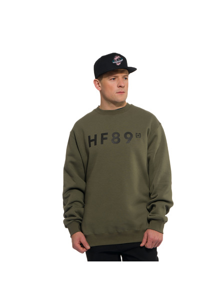 Horsefeathers Olivfarbene Herren-Sweatjacke HORSEFEATHERS