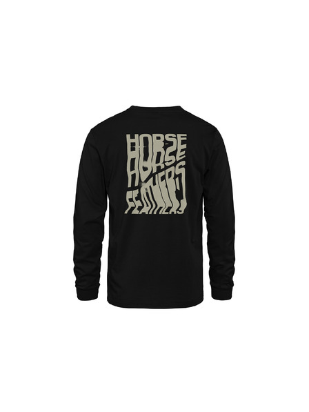 Horsefeathers Schwarzes Herren-T-Shirt HORSEFEATHERS