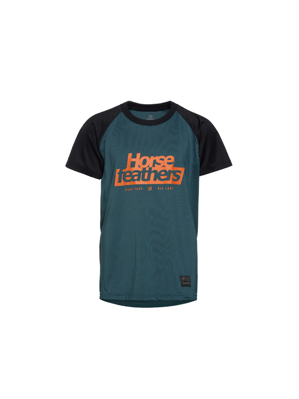 Horsefeathers Children's Bike Jersey Spike petrol HORSEFEATHERS