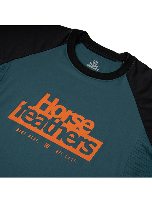 Horsefeathers Children's Bike Jersey Spike petrol HORSEFEATHERS