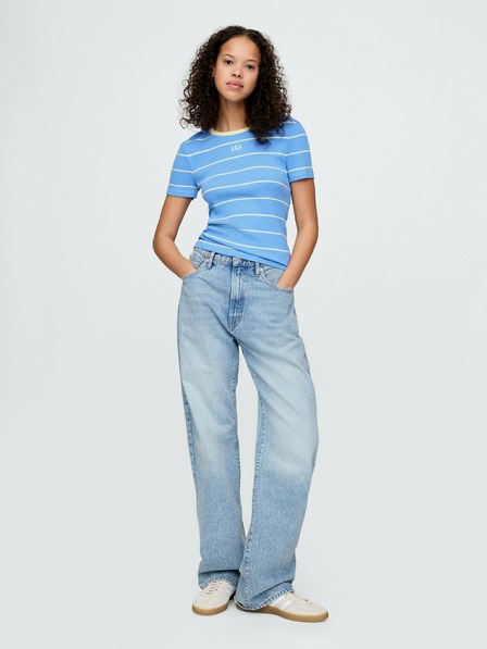 GAP Damen Crop-T-Shirt mit Logo GAP