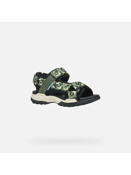 Geox Dunkelgrüne Jungen Sandalen Geox Borealis