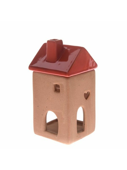 Casa de Engel Keramik-Aromalampe - Häuschen, rot, 0/60