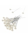 Casa de Engel Decorative pins with white hearts in box - 36 pcs, 20/200
