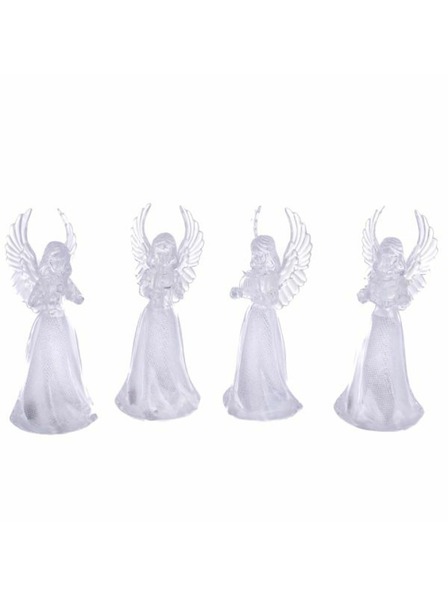 Casa de Engel Artificial LED decoration - angel (warm yellow) - set of 4 pcs, 1/24