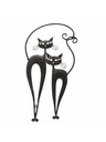 Casa de Engel Wanddekoration aus Metall - Katzen, 0/12
