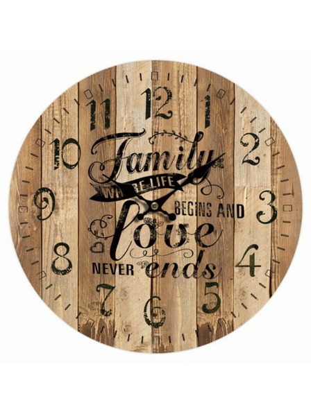 Casa de Engel Wooden Wall Clock, 0/12