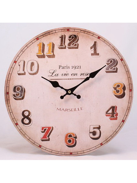 Casa de Engel Wooden Wall Clock, 1/12