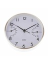 Casa de Engel Wall/Table Clock with Thermometer and Hygrometer - 15cm (Aluminum), 1/40