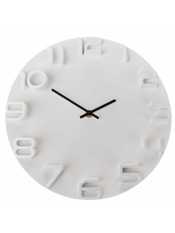 Casa de Engel Plastik-Wanduhr, 1/20