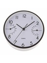 Casa de Engel Wall/Table Clock with Thermometer and Hygrometer - 15cm (Aluminum), 1/40