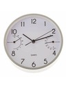 Casa de Engel Wall/Table Clock with Thermometer and Hygrometer - 15cm (Aluminum), 1/40
