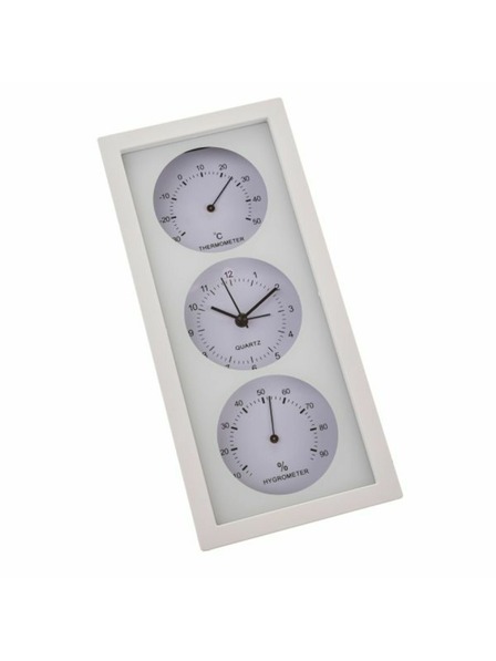 Casa de Engel Wall/Table Clock with Thermometer and Hygrometer, 0/24