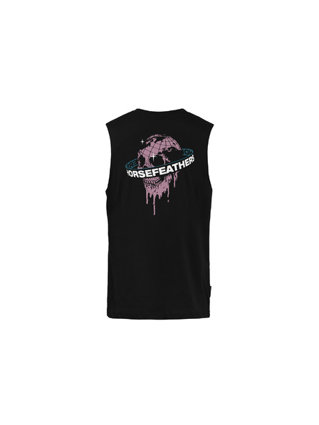Horsefeathers Schwarzes Herren-Tanktop HORSEFEATHERS