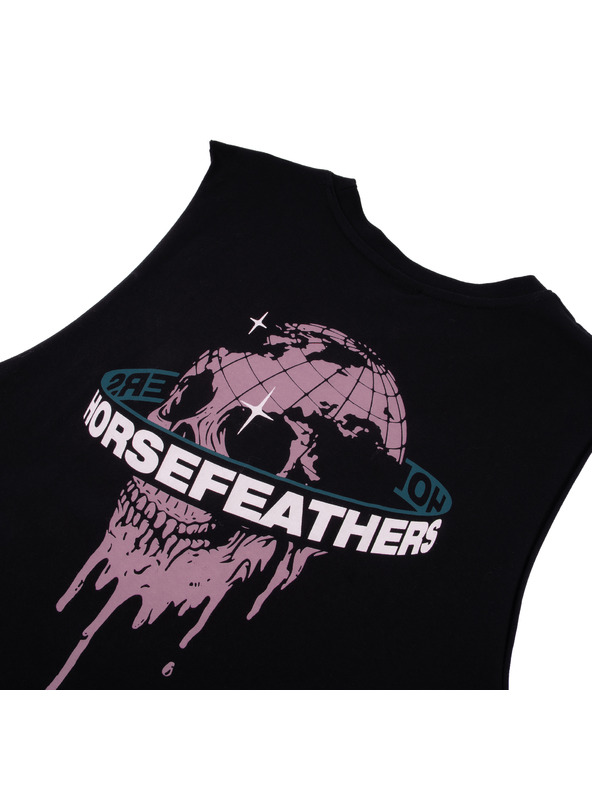 Horsefeathers Schwarzes Herren-Tanktop HORSEFEATHERS