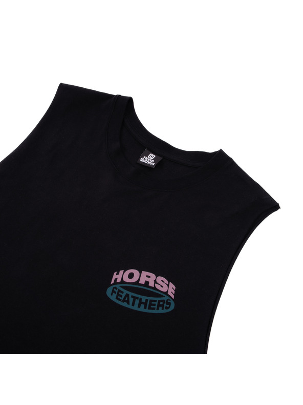 Horsefeathers Schwarzes Herren-Tanktop HORSEFEATHERS